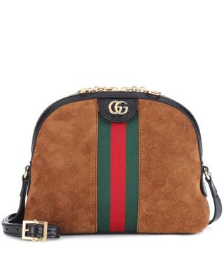 Gucci + Ophidia Suede Crossbody Bag