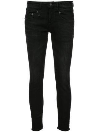 R13 + Skinny Low-Rise Jeans
