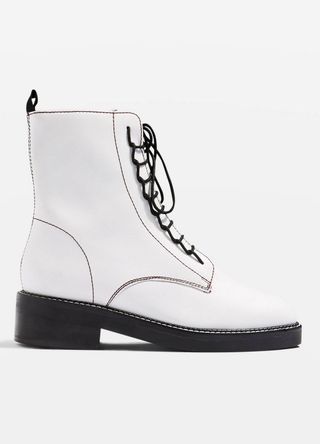 Topshop + Artist Lace Up Boots