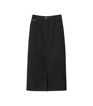 H&M + Long Denim Skirt