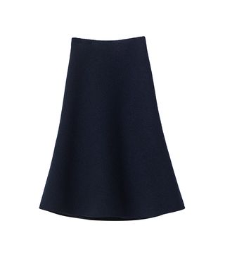 H&M + Knee-Length Wool Skirt