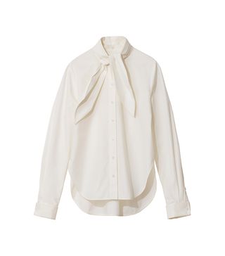 H&M + Shirt With Tie Collar