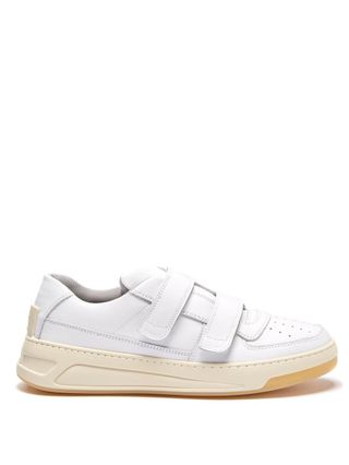 Acne Studios + Steffey Low-Top Leather Trainers