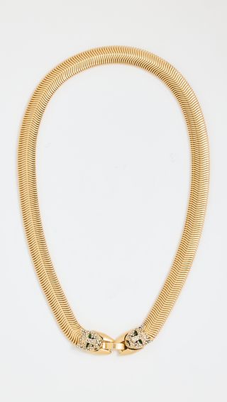 Clare v. + Snake Chain Collar