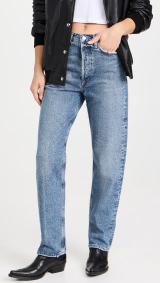 Agolde + 90s Mid Rise Straight Jeans