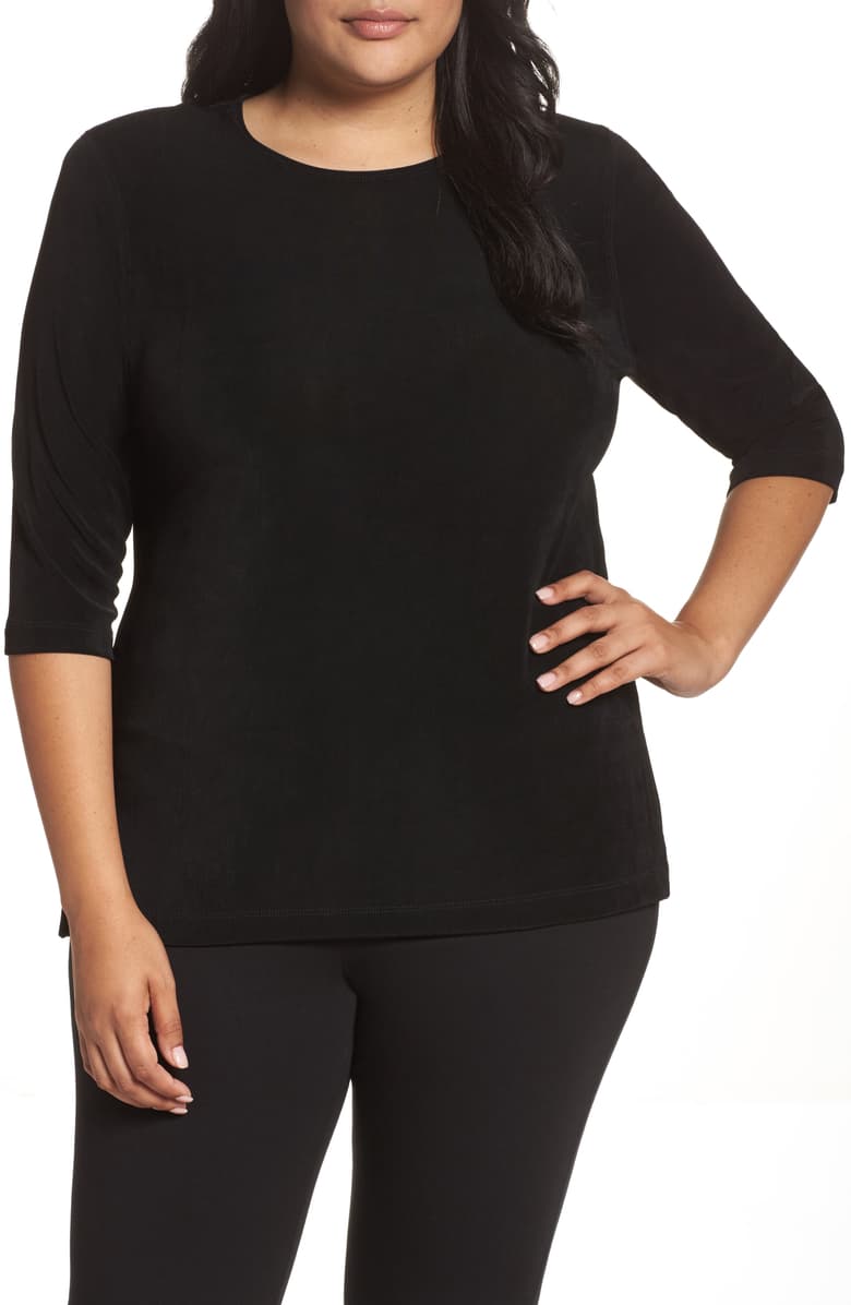 Vikki Vi + Three Quarter Sleeve Top