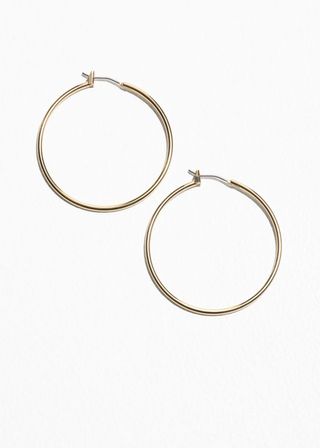 & Other Stories + Mid-Size Hoop Earrings