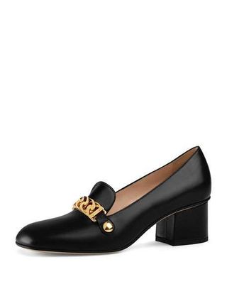 Gucci + 55mm Leather Loafers