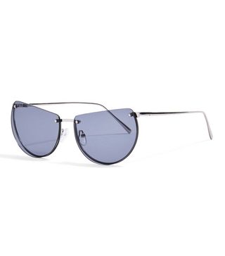 Topshop + Maddy Cut Lens Sunglasses