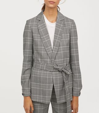 H&M + Jacket With Tie Belt