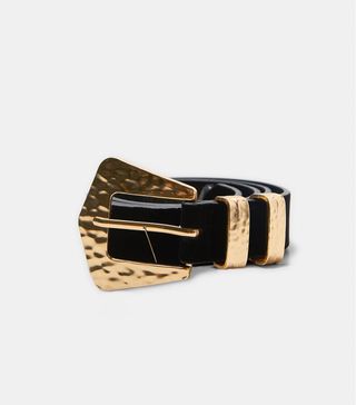 Zara + Belt With Raised Buckle