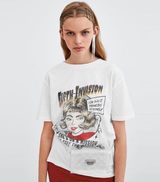 Zara + Comic Print T-Shirt