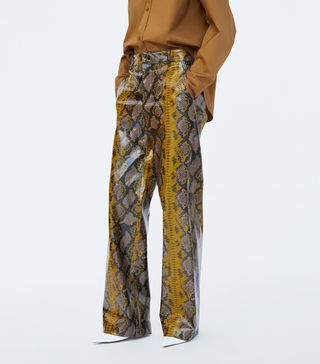Zara + Snake Print Pants