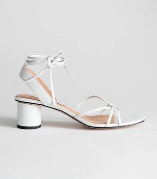 & Other Stories + Lace Up Heeled Sandals