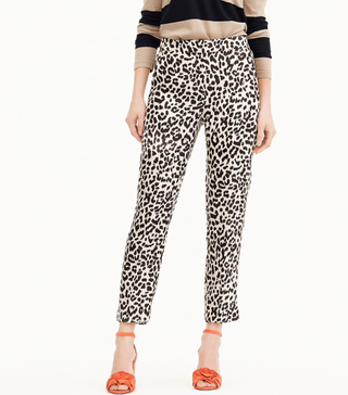 J.Crew + Easy Pant in Leopard