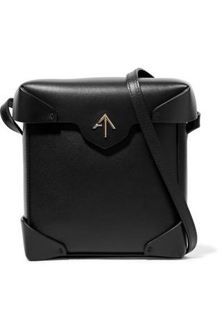 Manu Atelier + Pristine Mini Leather Shoulder Bag