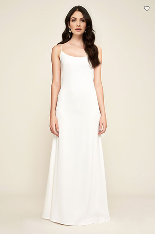 Tadashi Shoji + Libby Crepe Slip Wedding Dress