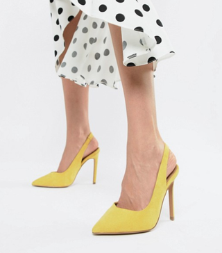 ASOS + Pepper Pointed Slingback High Heels