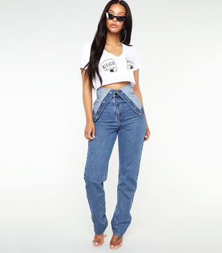 Fashion Nova + Laylow High-Rise Boyfriend Jeans
