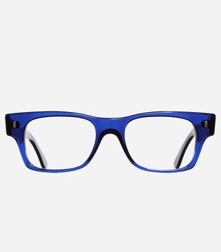 Cutler and Gross + Deep Blue Acetate Glasses