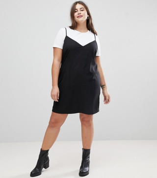 ASOS + Plus Size Mini Cami Slip Dress