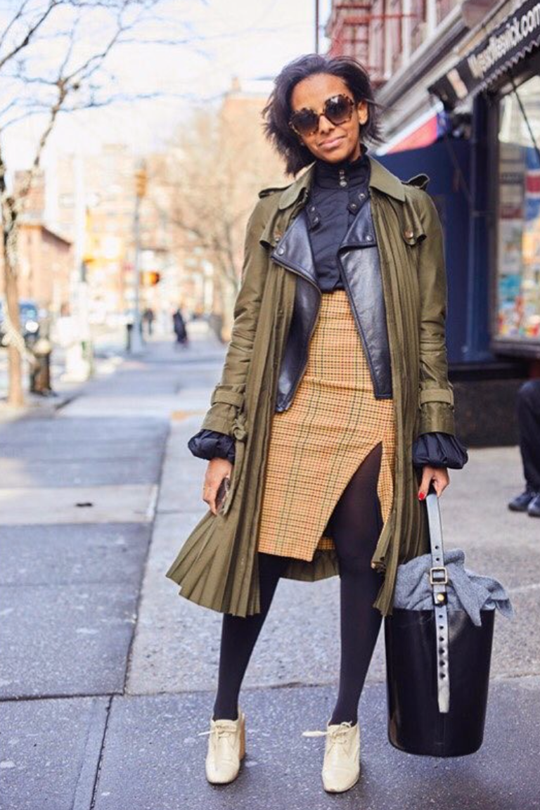 15 Fall Leather Jacket Outfits for Chilly Weather | Who What Wear