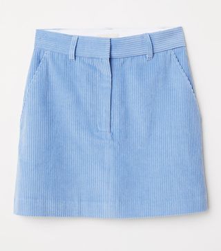 H&M + Short Corduroy Skirt