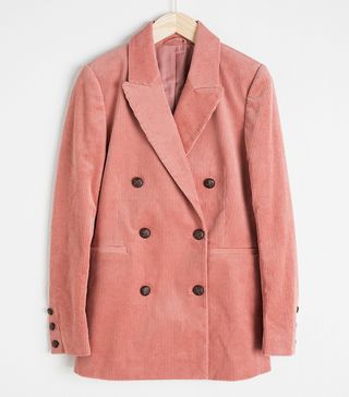 & Other Stories + Double Breasted Corduroy Blazer