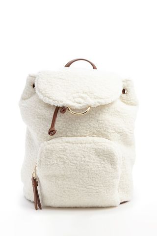 Forever 21 + Faux Shearling Backpack
