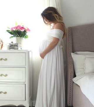 June Bridals + Maternity Gown Babydoll Dress