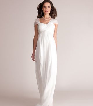Seraphine + Ivory Multi-Way Grecian Maternity Wedding Dress