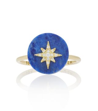Noush Jewelry + Coexist Northstar on Lapis Lazuli Ring