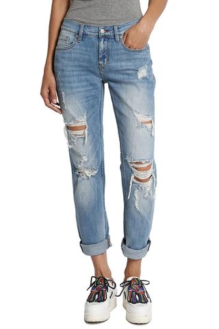 TheMogan + Relaxed Stretch Skinny Jeans