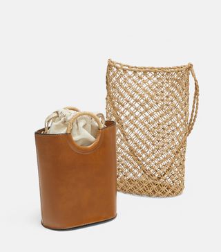 Zara + Net Bucket Bag