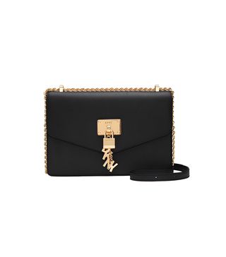 DKNY + Elissa Pebbled Leather Shoulder Bag