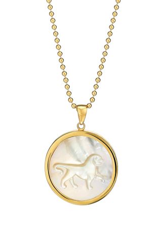 Asha + Zodiac Mother-of-Pearl Pendant Necklace