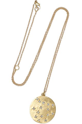 Brooke Gregson + Gemini 14-Karat Gold Diamond Necklace