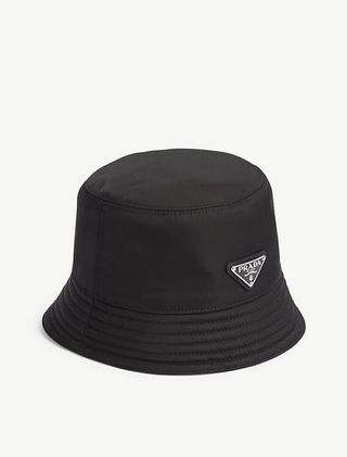 Prada + Logo Nylon Bucket Hat