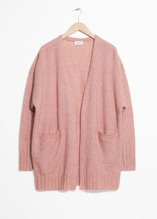 & Other Stories + Wool Blend Oversized Cardigan