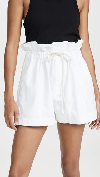 Bassike + Canvas Paper Bag Relaxed Shorts