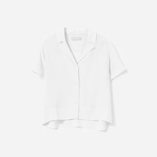 Everlane + Clean Silk Short-Sleeve Notch Shirt
