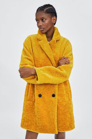 Zara + Textured Coat