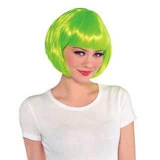 Amscan + Neon Green Wig