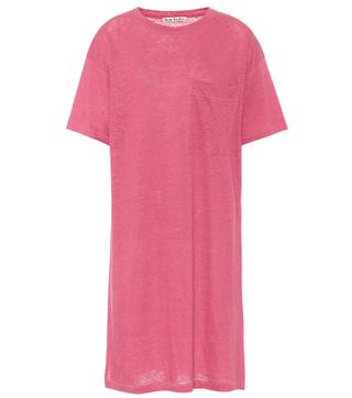 Acne Studios + Saga Linen T-Shirt Dress