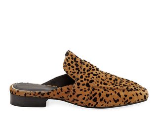 Rag & Bone + Aslen Cheetah-Print Suede Loafer Mules