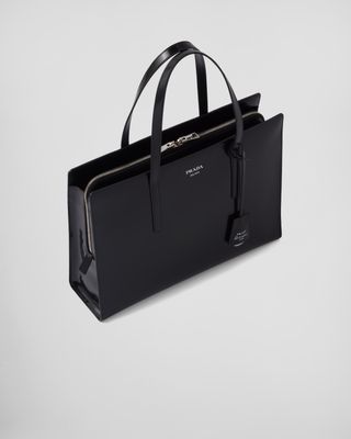 Prada + Re-Edition 1995 Brushed-Leather Large Handbag