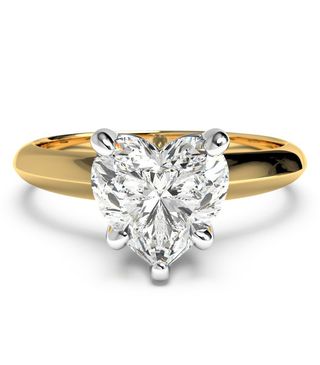 Ritani + Solitaire Diamond Knife-Edge Engagement Ring
