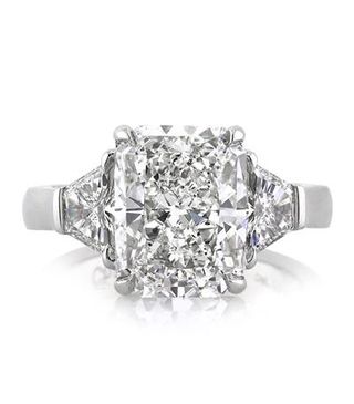 Mark Broumand + Radiant Cut Diamond Engagement Ring