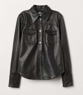H&M + Leather Shirt