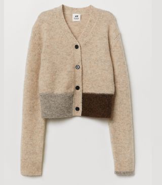 H&M + Short Wool-Blend Cardigan